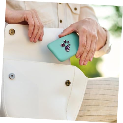 GALPADA 50 Stück Strasssteine zum Aufnähen Tiefviolett Krappenfassung Glitzernde DIY Schmucksteine für Kleidung Handwerk Handyhüllen und Bastelprojekte von GALPADA
