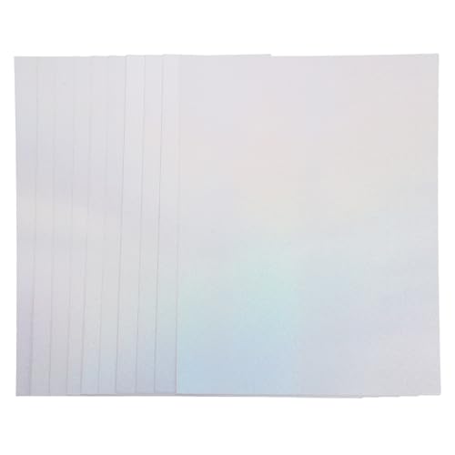 GALPADA 50 Stück Teiliges Metallic Spiegelkarton Holographisches Papier mit Kosmischem Nachthimmel-effekt Langlebig Nahtlos Druckbar für Scrapbooking DIY Bastelprojekte Partys und GALPADA 50 Stück Teiliges Metallic Spiegelkarton Holographisches Papier mit Kosmischem Nachthimmel-effekt Langlebig Nahtlos Druckbar für Scrapbooking DIY Bastelprojekte Partys und von GALPADA