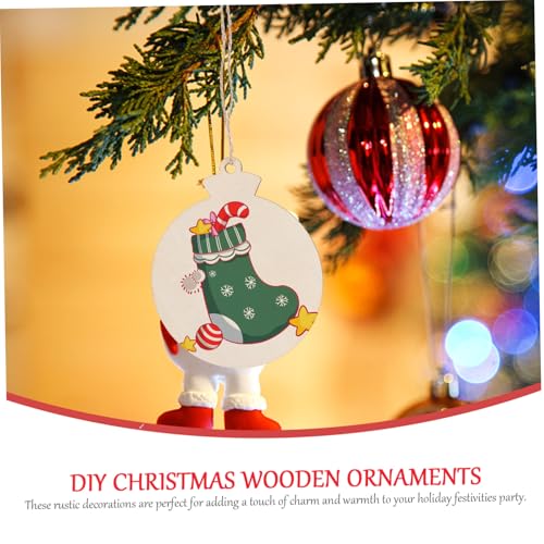 GALPADA 50 Stück Teiliges Natürliche Vorgebohrte Holzscheiben als Weihnachtsbaumschmuck Unbehandelte Holzanhänger für DIY Weihnachtsdeko und Festliche Baumschmuckgestaltung GALPADA 50 Stück Teiliges Natürliche Vorgebohrte Holzscheiben als Weihnachtsbaumschmuck Unbehandelte Holzanhänger für DIY Weihnachtsdeko und Festliche Baumschmuckgestaltung von GALPADA