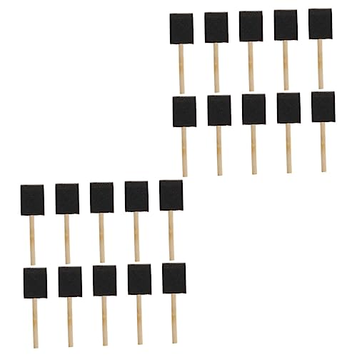 GALPADA 50 Stück Teiliges Schwammpinsel mit Holzgriff für Malwerkzeug für Kreative Projekte und Fingerfarben Vielseitig Einsetzbar für Kunst und Handwerk GALPADA 50 Stück Teiliges Schwammpinsel mit Holzgriff für Malwerkzeug für Kreative Projekte und Fingerfarben Vielseitig Einsetzbar für Kunst und Handwerk von GALPADA