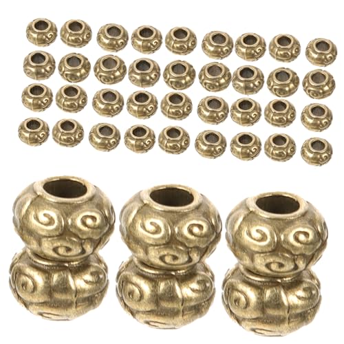 GALPADA 50 Stück Teiliges Spacer Perlen Große Röhrenperlen für Schmuckherstellung für Armband Halskette DIY Zubehör Antik Bronzefarben Einfach zu Verarbeiten und Kombinieren von GALPADA