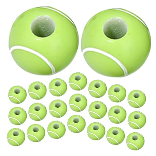 GALPADA 50 Stück Tennisball Perlen DIY Schmuckperlen Sportthemen Spacer Perlen für Kreative Bastelprojekte für Armbänder und Mehr GALPADA 50 Stück Tennisball Perlen DIY Schmuckperlen Sportthemen Spacer Perlen für Kreative Bastelprojekte für Armbänder und Mehr von GALPADA