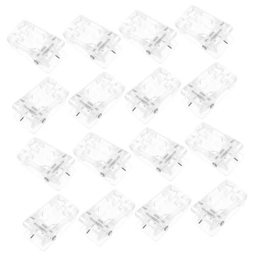 GALPADA 50 Stück Transparente Kunststoff Spring Clips für Ausweishalter Kleine Badge Halter Fest Haltende Büroklammern für Schule Büro Messen und Veranstaltungen GALPADA 50 Stück Transparente Kunststoff Spring Clips für Ausweishalter Kleine Badge Halter Fest Haltende Büroklammern für Schule Büro Messen und Veranstaltungen von GALPADA