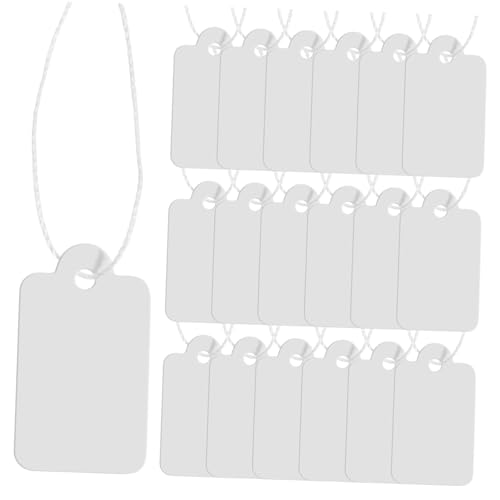 GALPADA 500 STÜCK Weiße Papieranhänger mit Vorgestanztem und Baumwollfaden Robuste Blanko Preisschilder für Hochzeit Geschenkverpackung Partydekoration und DIY Botschaften GALPADA 500 STÜCK Weiße Papieranhänger mit Vorgestanztem und Baumwollfaden Robuste Blanko Preisschilder für Hochzeit Geschenkverpackung Partydekoration und DIY Botschaften von GALPADA