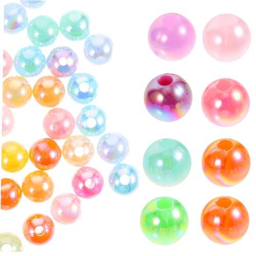 GALPADA 500 Stück Bunte Kunststoffperlen Mix für DIY Schmuckherstellung Inklusive Spacer Perlen für Armbänder Halsketten Handarbeiten und Kreative Bastelprojekte von GALPADA