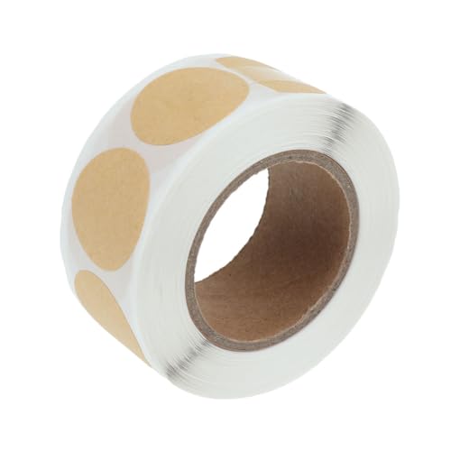 GALPADA 500 Stück Kraftpapier Aufkleber Rund Selbstklebend Verpackungs und Versiegelungsetiketten Beschreibbare Bedruckbare Papieretiketten für Geschenkverpackung Versand und DIY GALPADA 500 Stück Kraftpapier Aufkleber Rund Selbstklebend Verpackungs und Versiegelungsetiketten Beschreibbare Bedruckbare Papieretiketten für Geschenkverpackung Versand und DIY von GALPADA
