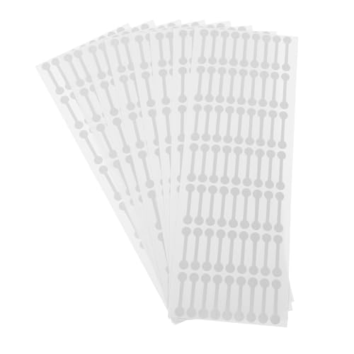 GALPADA 500 Stück PVC Selbstklebende Dichtungsaufkleber Tamper Verpackungsversiegelung Eleganter und Praktischer Schutz für Kosmetik und Geschenkverpackungen von GALPADA
