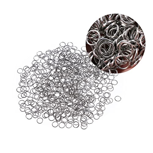 GALPADA 500Stücke Geschlossene Sprungringe Silberfarbenem für Schmuckherstellung und Bastelprojekte für Armbänder und Anhänger Hochwertiges GALPADA 500Stücke Geschlossene Sprungringe Silberfarbenem für Schmuckherstellung und Bastelprojekte für Armbänder und Anhänger Hochwertiges von GALPADA