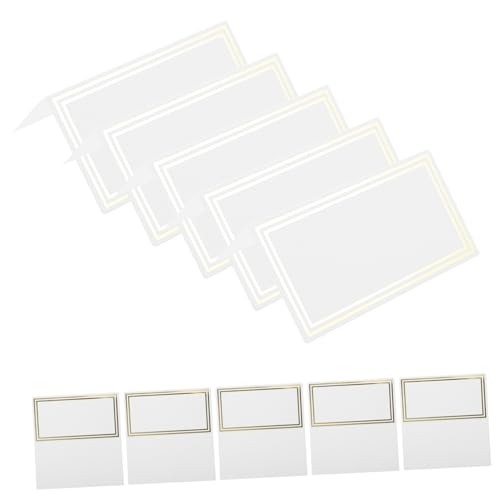 GALPADA 50Stücke Hochzeitsplatzkarten mit Goldprägung Faltbare Namenskarten für Tischdekoration für Hochzeiten Feiern und Jubiläen Einfach zu Beschriften und Kreativ Gestalten GALPADA 50Stücke Hochzeitsplatzkarten mit Goldprägung Faltbare Namenskarten für Tischdekoration für Hochzeiten Feiern und Jubiläen Einfach zu Beschriften und Kreativ Gestalten von GALPADA