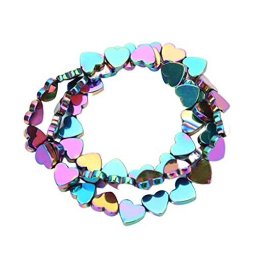 GALPADA 50Stücke Hohle Herzperlen Farbige Steinperlen für DIY Schmuck Bastelperlen für Armbänder für Heimdekoration und Geschenkideen GALPADA 50Stücke Hohle Herzperlen Farbige Steinperlen für DIY Schmuck Bastelperlen für Armbänder für Heimdekoration und Geschenkideen von GALPADA