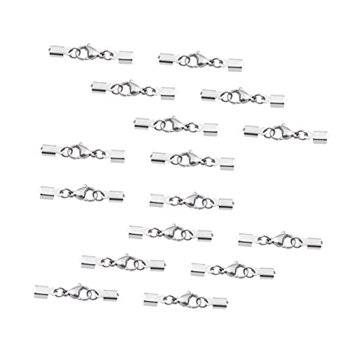 GALPADA 50Stücke Hummerkrallenverschlüsse Robuste Clips für DIY Schmuck Schlüsselringe und Taschen für Armbänder Einfach zu Bedienen und Langlebig GALPADA 50Stücke Hummerkrallenverschlüsse Robuste Clips für DIY Schmuck Schlüsselringe und Taschen für Armbänder Einfach zu Bedienen und Langlebig von GALPADA