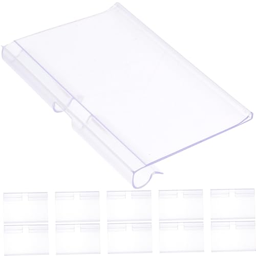 GALPADA 50Stücke Regalpreisschilder Transparente Etikettenhalter für Einzelhandel Stabiler Preisdisplay für Supermärkte und Geschäfte Wiederverwendbar Verschleißfest GALPADA 50Stücke Regalpreisschilder Transparente Etikettenhalter für Einzelhandel Stabiler Preisdisplay für Supermärkte und Geschäfte Wiederverwendbar Verschleißfest von GALPADA