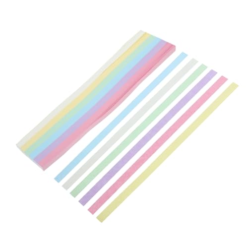 GALPADA 540 Stück Origami Stern Papierstreifen Bunte Farbverlauf Papierstreifen mit Holografischem Muster Doppelseitiges Origami Papier für DIY Basteln Dekoration Geschenkverpackung GALPADA 540 Stück Origami Stern Papierstreifen Bunte Farbverlauf Papierstreifen mit Holografischem Muster Doppelseitiges Origami Papier für DIY Basteln Dekoration Geschenkverpackung von GALPADA
