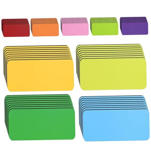GALPADA 54Stücke Magnetische Namensschilder Wiederverwendbare Beschreibbare Magnetplatten für Schule Kühlschrank und Leicht zu Bewegen für Organisation GALPADA 54Stücke Magnetische Namensschilder Wiederverwendbare Beschreibbare Magnetplatten für Schule Kühlschrank und Leicht zu Bewegen für Organisation von GALPADA