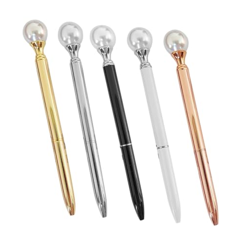 GALPADA 5Stücke Ergonomische Metall Kugelschreiber Elegante Schreibutensilien mit Komfortgriff für Damen und Studenten für Büro Studium und Kreative Anwendungen GALPADA 5Stücke Ergonomische Metall Kugelschreiber Elegante Schreibutensilien mit Komfortgriff für Damen und Studenten für Büro Studium und Kreative Anwendungen von GALPADA