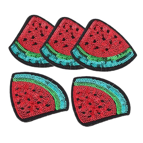 GALPADA 5Stücke Wassermelonen Patches Gestickte Abzeichen für Kleidung Cartoon Applikationen zum Aufbügeln oder Aufnähen Zubehör für DIY Mode und Kreative GALPADA 5Stücke Wassermelonen Patches Gestickte Abzeichen für Kleidung Cartoon Applikationen zum Aufbügeln oder Aufnähen Zubehör für DIY Mode und Kreative von GALPADA