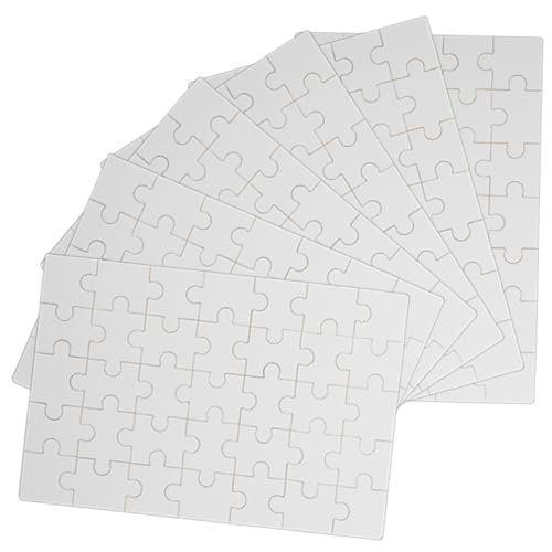 GALPADA 6 Blätter Teiliges DIY Blanko Puzzle Rechteckige Holzpuzzleteile zum Selbstgestalten für Sublimations wärmeübertragung für Kreative Bastelprojekte und Personalisierte Geschenke GALPADA 6 Blätter Teiliges DIY Blanko Puzzle Rechteckige Holzpuzzleteile zum Selbstgestalten für Sublimations wärmeübertragung für Kreative Bastelprojekte und Personalisierte Geschenke von GALPADA