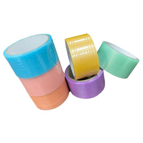 GALPADA 6 Rollen Farbiges Klebeband mit Klebrigen Bällen Breit Vielseitiges DIY für Stressabbauendes Fidget Bunte Haftstreifen für Basteln und Entspannung GALPADA 6 Rollen Farbiges Klebeband mit Klebrigen Bällen Breit Vielseitiges DIY für Stressabbauendes Fidget Bunte Haftstreifen für Basteln und Entspannung von GALPADA