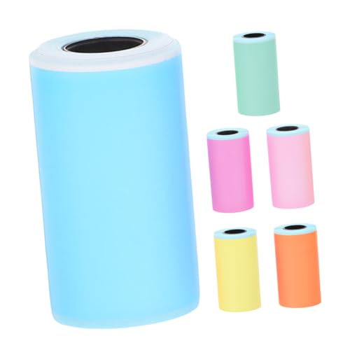 GALPADA 6 Rollen Selbstklebendes Thermopapier für Mini Thermodrucker Tragbares Etiketten und Aufkleberpapier in Farben und Leicht für Foto und Labeldruck Multifunktional und GALPADA 6 Rollen Selbstklebendes Thermopapier für Mini Thermodrucker Tragbares Etiketten und Aufkleberpapier in Farben und Leicht für Foto und Labeldruck Multifunktional und von GALPADA
