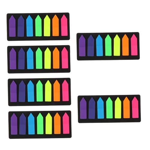 GALPADA 6 Sätze Bunte Haftnotizen Selbstklebend Klare Beschriftung Langlebige Notizzettel für Buchmarkierungen Farbige Index sticker zum Datei klassifizieren und Memoieren GALPADA 6 Sätze Bunte Haftnotizen Selbstklebend Klare Beschriftung Langlebige Notizzettel für Buchmarkierungen Farbige Index sticker zum Datei klassifizieren und Memoieren von GALPADA