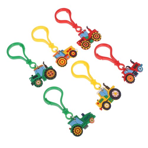 GALPADA 6 Stück Bauernhof Traktor Cartoon Schlüsselanhänger Niedlicher Schlüsselanhänger Für Kinder Rucksack Tasche Anhänger Dekoration Herbst Ernte Saison Party Favors GALPADA 6 Stück Bauernhof Traktor Cartoon Schlüsselanhänger Niedlicher Schlüsselanhänger Für Kinder Rucksack Tasche Anhänger Dekoration Herbst Ernte Saison Party Favors von GALPADA