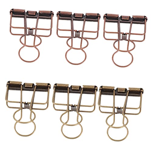 GALPADA 6 Stück Büro-Aktenklammern office organizer büro organizer metall Büroklammerhalter Draht Büroklammern bunt Gold Papier organisieren Clip Lesezeichenclip aus Metall Eisen GALPADA 6 Stück Büro-Aktenklammern office organizer büro organizer metall Büroklammerhalter Draht Büroklammern bunt Gold Papier organisieren Clip Lesezeichenclip aus Metall Eisen von GALPADA