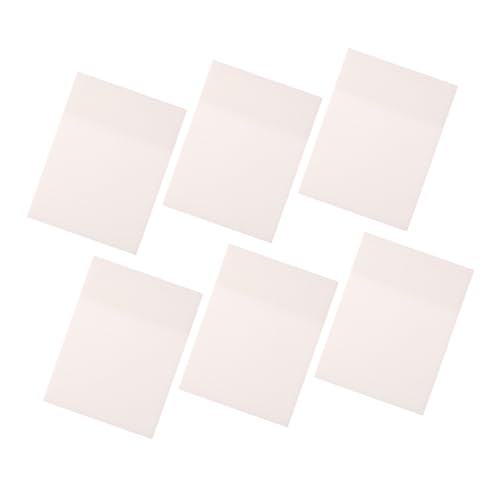GALPADA 6 Stück Große Transparente Selbstklebende Memo Pads Wasserfeste Notizzettel für Schule Büro Haushalt Wiederverwendbar Beschriftbar Praktische Haftnotizen GALPADA 6 Stück Große Transparente Selbstklebende Memo Pads Wasserfeste Notizzettel für Schule Büro Haushalt Wiederverwendbar Beschriftbar Praktische Haftnotizen von GALPADA
