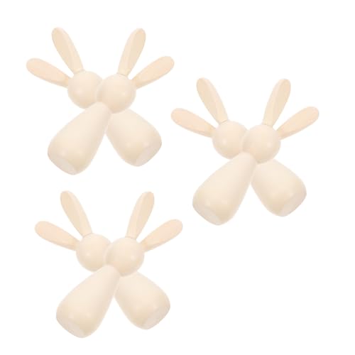 GALPADA 6 Stück Hasenspielzeug in Holzfarbe Leer Anpassen Puppe Unvollendetes Handwerk Bunny Rabbit Diy Crafts Klein Basteln, Um Hase Zu Malen Kaninchen-party-dekoration Lapin -figur Khaki GALPADA 6 Stück Hasenspielzeug in Holzfarbe Leer Anpassen Puppe Unvollendetes Handwerk Bunny Rabbit Diy Crafts Klein Basteln, Um Hase Zu Malen Kaninchen-party-dekoration Lapin -figur Khaki von GALPADA