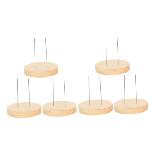 GALPADA 6 Stück Holzsockel Puppenständer mit Filzbasis Stabiles Display für Nadelfilzpuppen Kompakt und Rutschfest als Aufbewahrungs Präsentationshalter für Puppenfiguren GALPADA 6 Stück Holzsockel Puppenständer mit Filzbasis Stabiles Display für Nadelfilzpuppen Kompakt und Rutschfest als Aufbewahrungs Präsentationshalter für Puppenfiguren von GALPADA