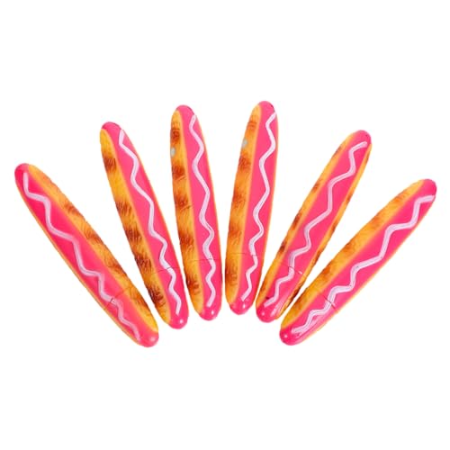 GALPADA 6 Stück Hot Dog Kugelschreiber für Schule und Party Lustige Realistische Food-design Stifte Leichte Stabile Kunststoffkugelschreiber Kreative Schreibwaren Geschenkidee für Schüler GALPADA 6 Stück Hot Dog Kugelschreiber für Schule und Party Lustige Realistische Food-design Stifte Leichte Stabile Kunststoffkugelschreiber Kreative Schreibwaren Geschenkidee für Schüler von GALPADA