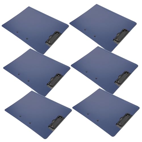 GALPADA 6 Stück Klemmbrett Teilig mit Multifunktionalem Portfolio Doppelseitiges Schreibbrett für Horizontale und Nutzung Stabiles Clip Filing Board für Büro Schule und Meetings GALPADA 6 Stück Klemmbrett Teilig mit Multifunktionalem Portfolio Doppelseitiges Schreibbrett für Horizontale und Nutzung Stabiles Clip Filing Board für Büro Schule und Meetings von GALPADA