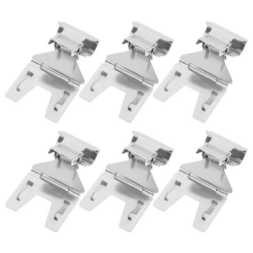 GALPADA 6 Stück Preisetiketten Clips aus Metall für Supermärkte und Geschäfte Praktische Etikettenhalter für Preisschilder und Warenanzeigen für Bäckereien und Einzelhandel GALPADA 6 Stück Preisetiketten Clips aus Metall für Supermärkte und Geschäfte Praktische Etikettenhalter für Preisschilder und Warenanzeigen für Bäckereien und Einzelhandel von GALPADA