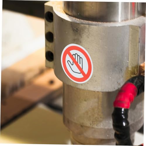 GALPADA 6 Stück Runde Vinyl Warnaufkleber Nicht Berühren Sicherheitskennzeichnung für Maschinen Türen Werkstätten Lagerhäuser Leicht Haftend Sichtbar GALPADA 6 Stück Runde Vinyl Warnaufkleber Nicht Berühren Sicherheitskennzeichnung für Maschinen Türen Werkstätten Lagerhäuser Leicht Haftend Sichtbar von GALPADA