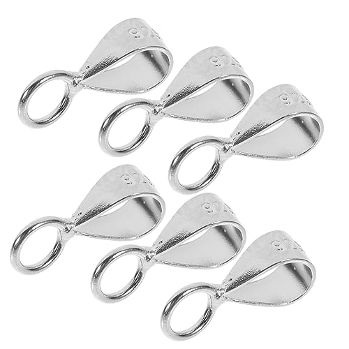 GALPADA 6 Stück Silber Kettenverschluss Einstellbare Anhänger Clips für Schmuckherstellung für Armbänder und DIY Projekte Hochwertige Langlebige und Farbbeständige Verschlüsse für GALPADA 6 Stück Silber Kettenverschluss Einstellbare Anhänger Clips für Schmuckherstellung für Armbänder und DIY Projekte Hochwertige Langlebige und Farbbeständige Verschlüsse für von GALPADA