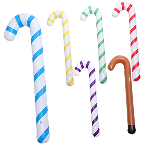 GALPADA 6 Stück Teiliges Aufblasbares Zuckerstangen Kostüm Accessoire für Kindergeburtstage Karneval und Halloween Lustige Dekoration für Partys und Veranstaltungen GALPADA 6 Stück Teiliges Aufblasbares Zuckerstangen Kostüm Accessoire für Kindergeburtstage Karneval und Halloween Lustige Dekoration für Partys und Veranstaltungen von GALPADA