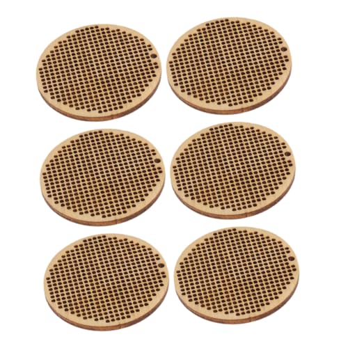 GALPADA 6 Stück Teiliges DIY Holzanhänger Runde Cross Stitch Chips Natürliche Holzmaterialien Vielseitig als Schmuck Lesezeichen Langlebig und Glatt für Handarbeiten und Bastelprojekte GALPADA 6 Stück Teiliges DIY Holzanhänger Runde Cross Stitch Chips Natürliche Holzmaterialien Vielseitig als Schmuck Lesezeichen Langlebig und Glatt für Handarbeiten und Bastelprojekte von GALPADA