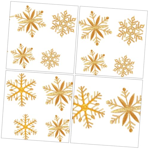 GALPADA 6 Stück Teiliges Goldene Schneeflocken Stoffapplikationen Bestickte Patches Langlebig für Kleidung Schuhe DIY Weihnachten Dekoration Nähen Bügelbild Festlich GALPADA 6 Stück Teiliges Goldene Schneeflocken Stoffapplikationen Bestickte Patches Langlebig für Kleidung Schuhe DIY Weihnachten Dekoration Nähen Bügelbild Festlich von GALPADA