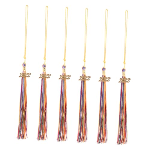 GALPADA 6 Stück Teiliges Graduation Hat Quasten aus Polyester Leichte Langlebige Doktorhut Abschlussfransen zur Dekoration für Absolventen für Uni Hochschulfeiern Praktisch und Modisch GALPADA 6 Stück Teiliges Graduation Hat Quasten aus Polyester Leichte Langlebige Doktorhut Abschlussfransen zur Dekoration für Absolventen für Uni Hochschulfeiern Praktisch und Modisch von GALPADA