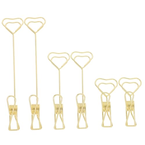 GALPADA 6 Stück Teiliges Herz metal memo clip Eleganter Metall Kartenhalter für Schreibtisch Praktischer Zettelhalter Stilvoller Organizer für Büro Zuhause und Veranstaltungen GALPADA 6 Stück Teiliges Herz metal memo clip Eleganter Metall Kartenhalter für Schreibtisch Praktischer Zettelhalter Stilvoller Organizer für Büro Zuhause und Veranstaltungen von GALPADA