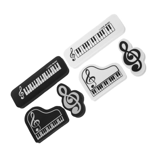 GALPADA 6 Stück Teiliges Kawaii Musik radiergummis in Weiß und Schwarz Effiziente Reinigung von Klaviertasten Langlebige für Schüler und Musikunterricht als Belohnung und Geschenk GALPADA 6 Stück Teiliges Kawaii Musik radiergummis in Weiß und Schwarz Effiziente Reinigung von Klaviertasten Langlebige für Schüler und Musikunterricht als Belohnung und Geschenk von GALPADA
