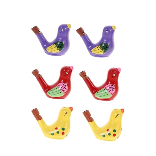 GALPADA 6 Stück Teiliges Keramische Wasservogel Pfeifen Buntes Vogelspielzeug Distinctive Tourismuskraft Sicher und Langlebig für Kindergeburtstag und Festtagsunterhaltung GALPADA 6 Stück Teiliges Keramische Wasservogel Pfeifen Buntes Vogelspielzeug Distinctive Tourismuskraft Sicher und Langlebig für Kindergeburtstag und Festtagsunterhaltung von GALPADA