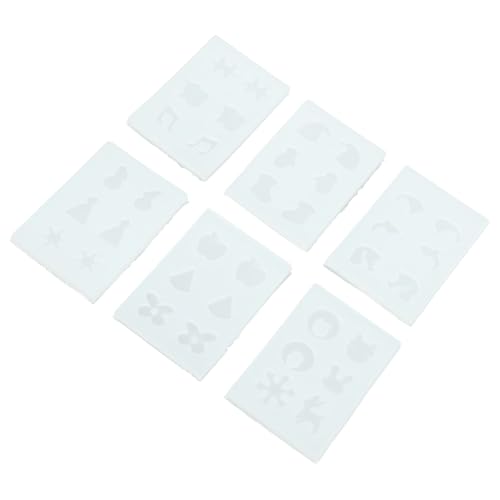 GALPADA 6 Stück Teiliges Silikon Ohrstecker Gießform Transparente Wiederverwendbare DIY Schmuckform mit Einzigartigen Mustern Geeignet für Epoxidharz Ohrring Anhänger Basteln Kreative GALPADA 6 Stück Teiliges Silikon Ohrstecker Gießform Transparente Wiederverwendbare DIY Schmuckform mit Einzigartigen Mustern Geeignet für Epoxidharz Ohrring Anhänger Basteln Kreative von GALPADA