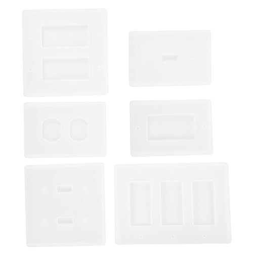 GALPADA 6 Stück Teiliges Silikonform für DIY Bastelprojekte Epoxidharz Gießform für Dekorative Home Dekoration für Kreative Bastelideen und Familienaktivitäten von GALPADA