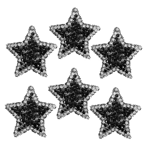 GALPADA 6 Stück Teiliges Sternförmige Aufnäher mit Strass für Kleidung DIY Dekoration zum Reparieren und Verschönern von Taschen und Mehr GALPADA 6 Stück Teiliges Sternförmige Aufnäher mit Strass für Kleidung DIY Dekoration zum Reparieren und Verschönern von Taschen und Mehr von GALPADA