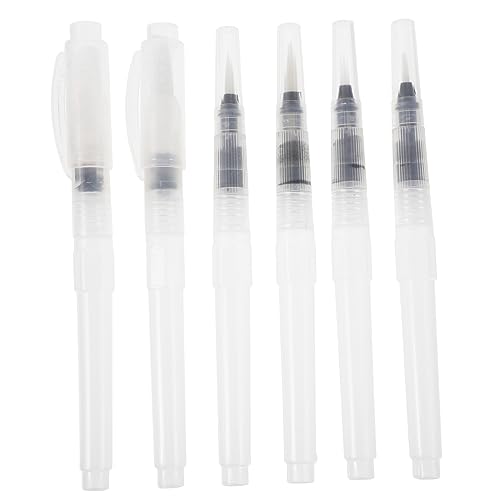 GALPADA 6 Stück Wasserfarben Pinsel mit Wasserreservoir Weiche Malstifte für Aquarellmalerei Kalligraphie und DIY Kunstprojekte für Unterwegs GALPADA 6 Stück Wasserfarben Pinsel mit Wasserreservoir Weiche Malstifte für Aquarellmalerei Kalligraphie und DIY Kunstprojekte für Unterwegs von GALPADA