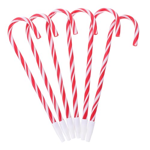 GALPADA 6 Stück Weihnachts Kugelschreiber Zuckerstangen Design Bunte Schreibstifte für Geschenkidee Schüler Handliche Stifte für Schule Party und Alltag GALPADA 6 Stück Weihnachts Kugelschreiber Zuckerstangen Design Bunte Schreibstifte für Geschenkidee Schüler Handliche Stifte für Schule Party und Alltag von GALPADA