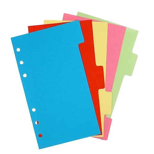 GALPADA 6 Teiliges Set Mit 6 Farbigen Trennseiten Notizblock Notizbuch Mit Trennblatt Registerteiler Farbige Karteikarten 6 Ringbuchteiler Ringnotizbuch Unterteiltes Notizbuch GALPADA 6 Teiliges Set Mit 6 Farbigen Trennseiten Notizblock Notizbuch Mit Trennblatt Registerteiler Farbige Karteikarten 6 Ringbuchteiler Ringnotizbuch Unterteiltes Notizbuch von GALPADA