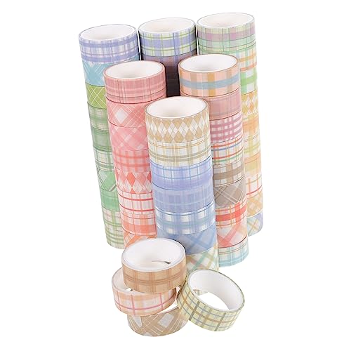 GALPADA 60 Rollen Teiliges Washi Tape Set Kariert Leichtes DIY Dekoband für Scrapbooking Tagebuch Geschenkverpackung Kreative Langlebige Klebebänder mit Klaren Mustern Vielseitig für GALPADA 60 Rollen Teiliges Washi Tape Set Kariert Leichtes DIY Dekoband für Scrapbooking Tagebuch Geschenkverpackung Kreative Langlebige Klebebänder mit Klaren Mustern Vielseitig für von GALPADA