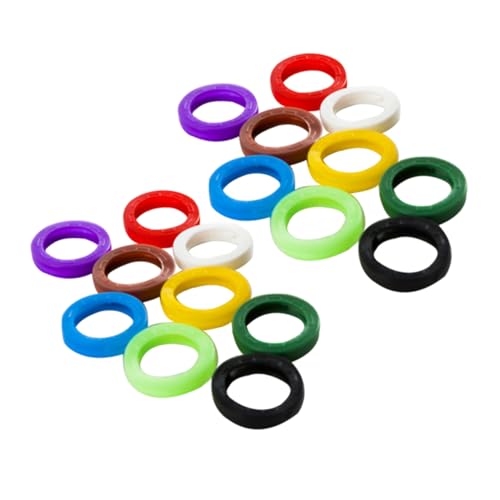GALPADA 60 Stück Bunte Elastische Silikon Schlüsselhüllen Schlüsselringe Flexibel Dehnbar Farbige Schlüsselkennzeichnung für Haus und Büro Zufällige Farbe Zufällige Farbe GALPADA 60 Stück Bunte Elastische Silikon Schlüsselhüllen Schlüsselringe Flexibel Dehnbar Farbige Schlüsselkennzeichnung für Haus und Büro Zufällige Farbe Zufällige Farbe von GALPADA