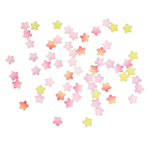 GALPADA 60 Stück DIY Bastelzubehör Fünfzackige Sternen Resin Ornamente für Handyhüllen und Kreative Projekte für Scrapbooking und Dekoration von GALPADA